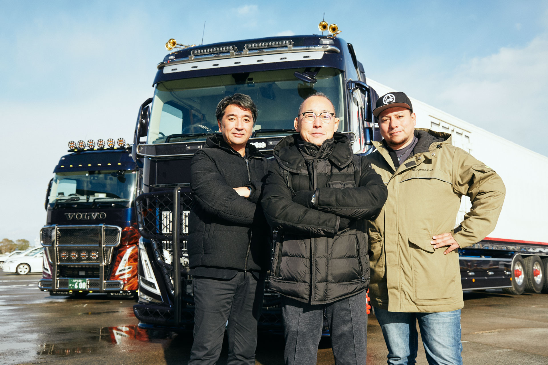 有限会社蕪島高速運輸 代表取締役社長 市沢康弘様、専務 市沢賢人様